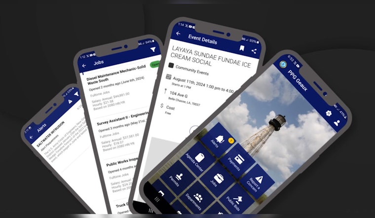 Plaquemines Parish Government Introduces "PPG Geaux" App Designed for Enhanced Resident Services