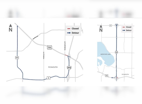 Plymouth Commuters to Face Detours: Highway 55 and Ramp Closures Announced for Stormwater Improvements