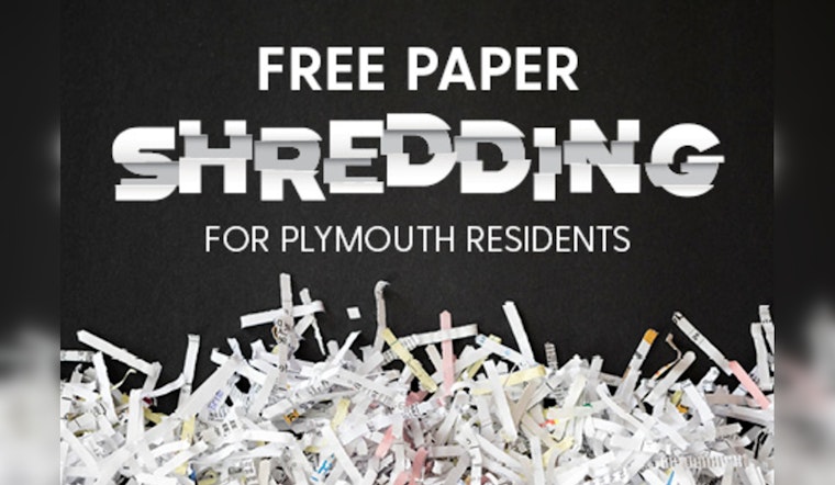 Plymouth Hosts Free Paper Shredding and Bicycle Recycling Event for Residents on October 1