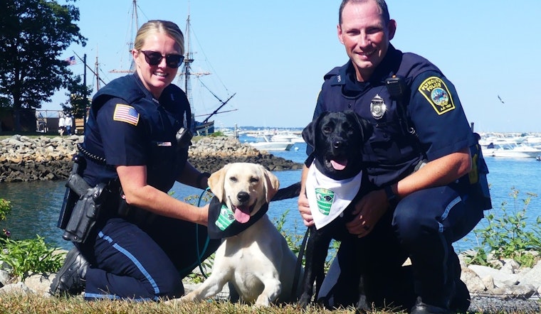 Plymouth Police Celebrate Local High School Rivalry with Thanksgiving Charity Patch Initiative