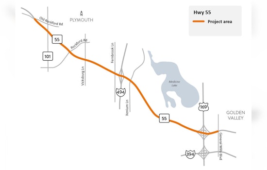Plymouth's Northwest Boulevard to Close for Highway 55 Project, MnDOT Announces Detours