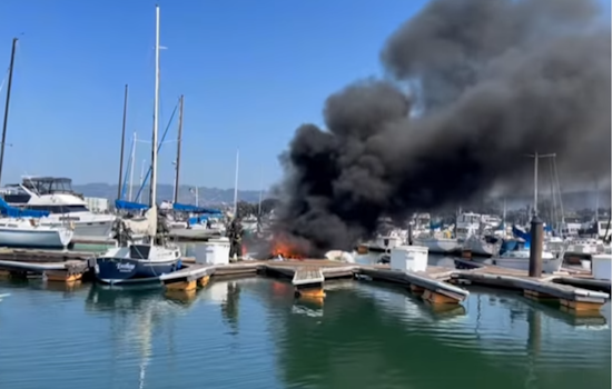 VIDEO: Quick Action by Alameda Fire Department Extinguishes Marina Boat Blaze, No Injuries Reported