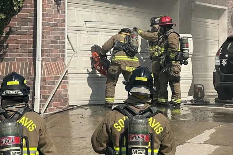 Quick Response from Firefighters Prevents Spread of North Salt Lake Garage Fire