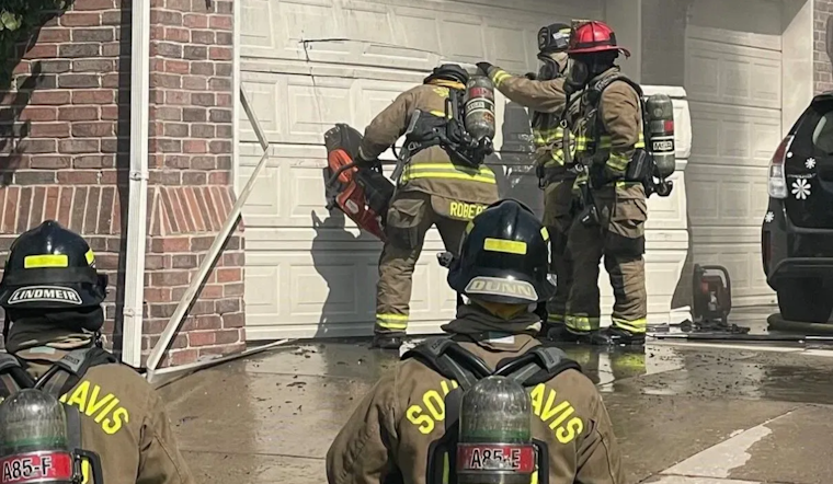 Quick Response from Firefighters Prevents Spread of North Salt Lake Garage Fire