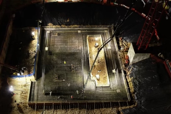 Raleigh's Future City Hall Begins With Massive 17-Story Foundation Pour on McDowell Street