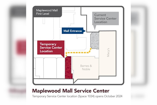 Ramsey County Maplewood Service Center to Operate from Maplewood Mall During Renovations