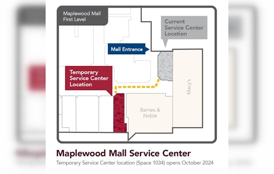 Ramsey County Maplewood Service Center to Operate from Maplewood Mall During Renovations
