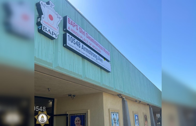 Rancho Cordova Hindu Temple Vandalized in Suspected Hate Crime, Sacramento Sheriff's Office Investigating