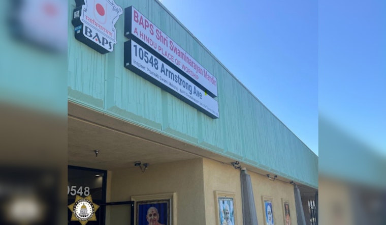 Rancho Cordova Hindu Temple Vandalized in Suspected Hate Crime, Sacramento Sheriff's Office Investigating
