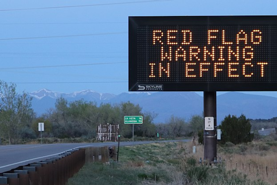 Red Flag Warning for Denver and Eastern Plains: Residents Warned of Critical Fire Conditions Amid Strong Winds and Low Humidity