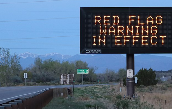 Red Flag Warning for Denver and Eastern Plains: Residents Warned of Critical Fire Conditions Amid Strong Winds and Low Humidity