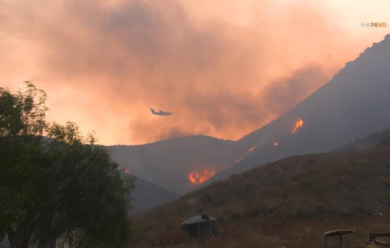 Riverside County's "Post Fire" Prompts Evacuations in Perris, Containment Efforts Progress Overnight