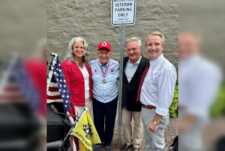 Roswell Salutes Military Veterans with Dedicated Motorcycle Parking