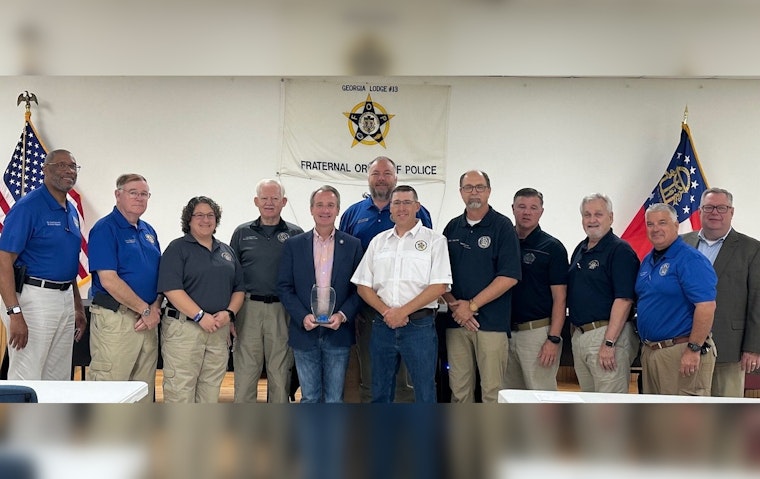 Roswell Senator John Albers Recognized by the Georgia Fraternal Order of Police for Legislative Achievements