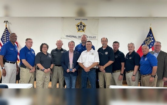 Roswell Senator John Albers Recognized by the Georgia Fraternal Order of Police for Legislative Achievements