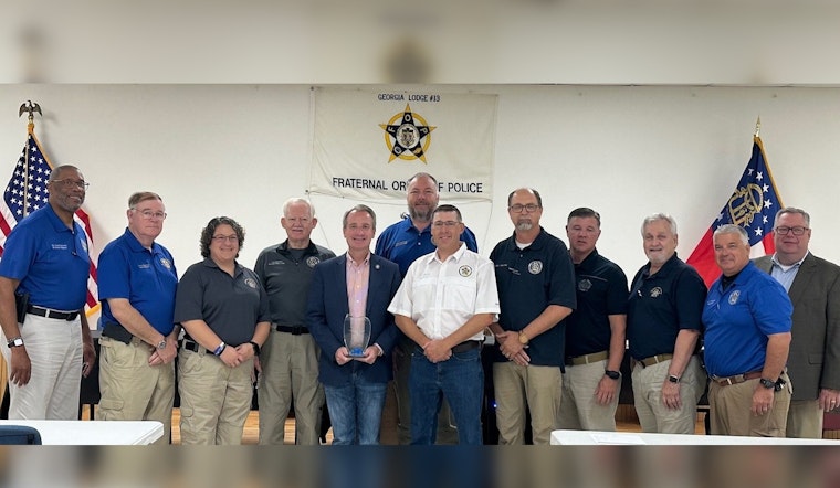 Roswell Senator John Albers Recognized by the Georgia Fraternal Order of Police for Legislative Achievements