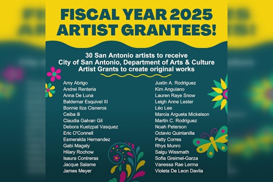 San Antonio Bolsters Local Creativity, 30 Artists Receive City Grants for New Works