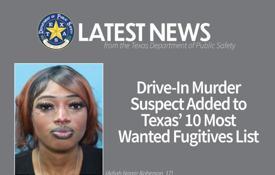 San Antonio Teen Accused of Murder Added to Texas' Top 10 Most Wanted List