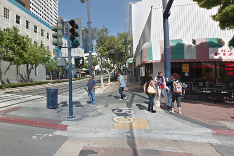 San Diego Police Seek Suspect in Core-Columbia Armed Robbery