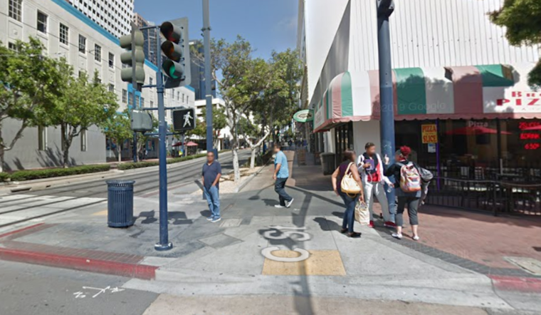 San Diego Police Seek Suspect in Core-Columbia Armed Robbery