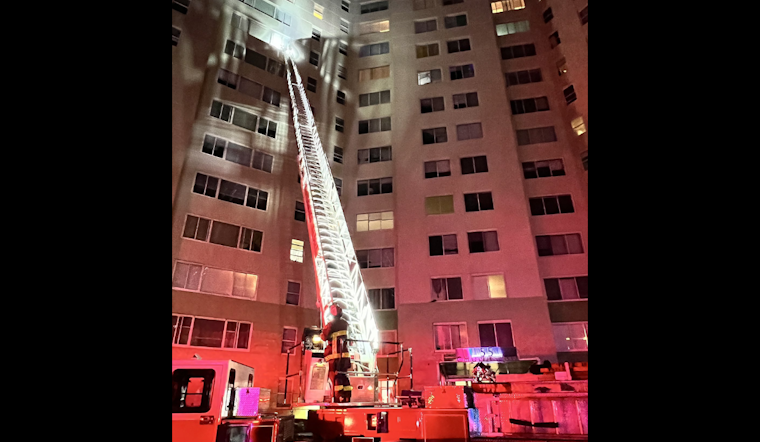 San Francisco Fire Department Quickly Tames Electrical Blaze on 9th Floor of Residential High-Rise