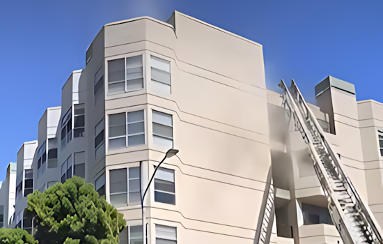 San Francisco Fire Department Successfully Extinguishes 5th Floor Blaze on Delancey Street, No Injuries Reported