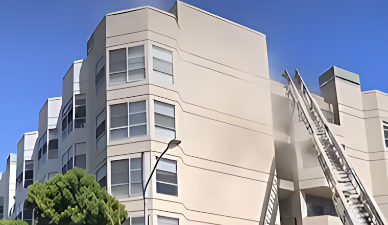 San Francisco Fire Department Successfully Extinguishes 5th Floor Blaze on Delancey Street, No Injuries Reported