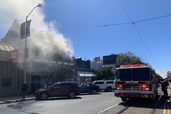 San Francisco Firefighters Douse Blaze on West Portal Avenue, No Injuries Reported