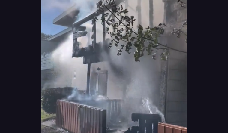 San Leandro Apartment Fire Claims One Life and Family Dog, Displaces 12 Residents