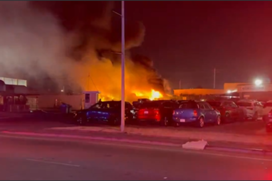 San Rafael Emergency Crews Extinguish Overnight Dumpster Fire on Bellam Boulevard