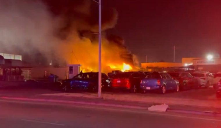 San Rafael Emergency Crews Extinguish Overnight Dumpster Fire on Bellam Boulevard