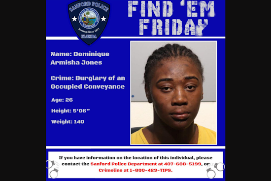 Sanford Police Seek Public's Help to Locate Suspect With Active Burglary Warrant