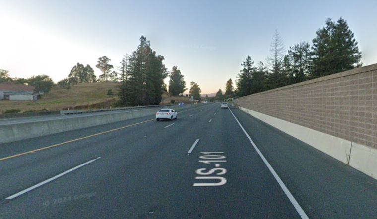 Santa Rosa Pedestrian Fatally Struck After Fleeing Across US-101, Investigation Underway