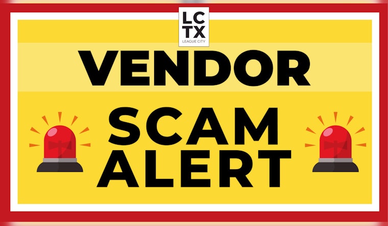 Scam Alert, League City Warns Crafters of Fake Vendor Opportunities on Social Media for Harvest Fest