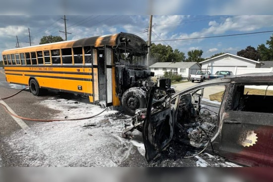 School Bus and Minivan Collision in St. Charles County Leaves Three Adults Injured, Sparks Fire