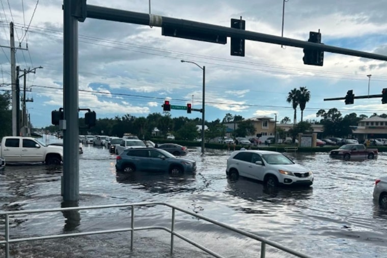 School Bus with Six Children Evacuated Amidst Floodwaters in Port St. Lucie