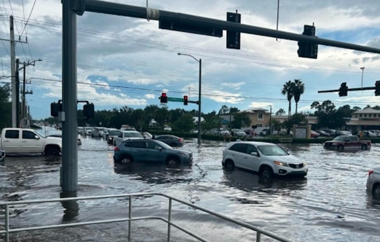 School Bus with Six Children Evacuated Amidst Floodwaters in Port St. Lucie