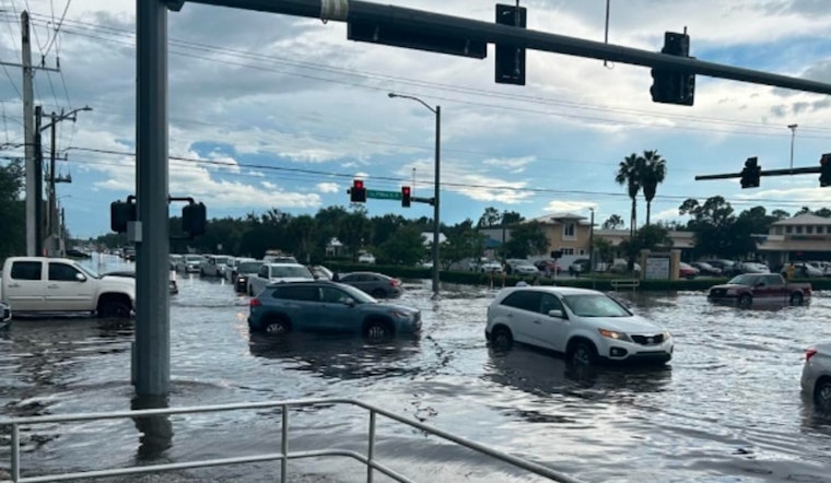 School Bus with Six Children Evacuated Amidst Floodwaters in Port St. Lucie
