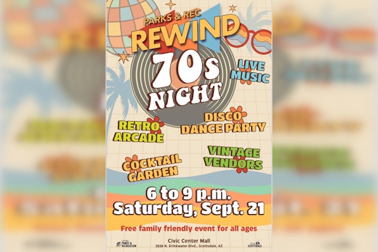 Scottsdale Swings Back to the 70s with Festive 'Rewind 70s Night' Event at Civic Center