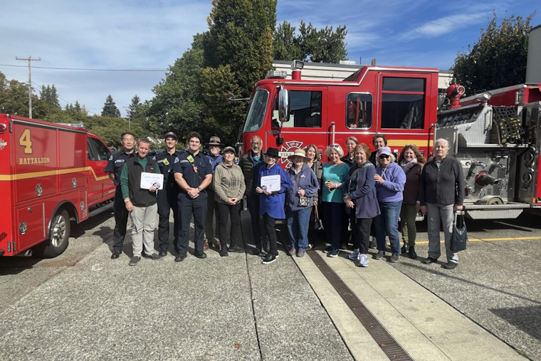 Seattle Fire Station 41 Unveils New Community-Built Garden and Art Installation