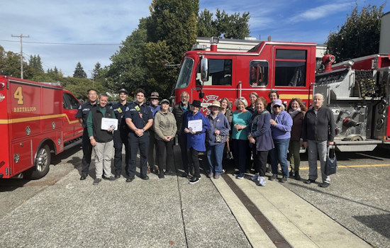 Seattle Fire Station 41 Unveils New Community-Built Garden and Art Installation