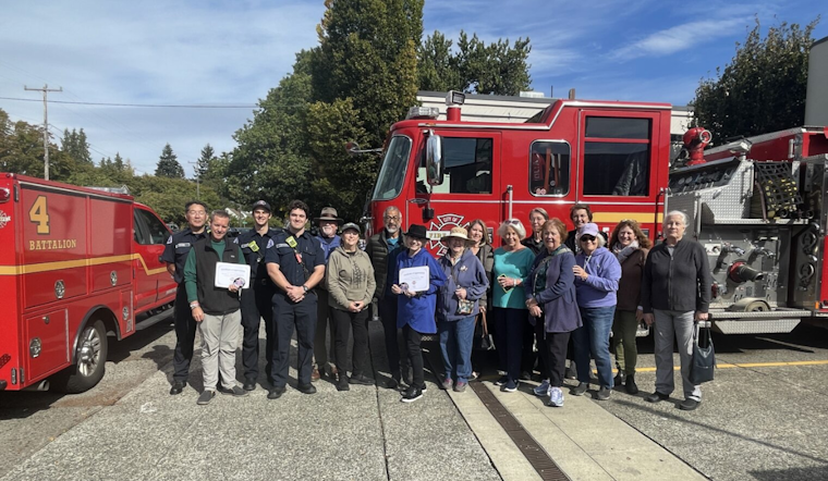 Seattle Fire Station 41 Unveils New Community-Built Garden and Art Installation