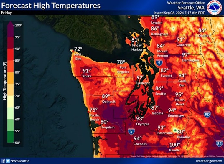 Seattle Swelters Under Heat Advisory as Temperatures Soar, Residents Urged to Take Precautions