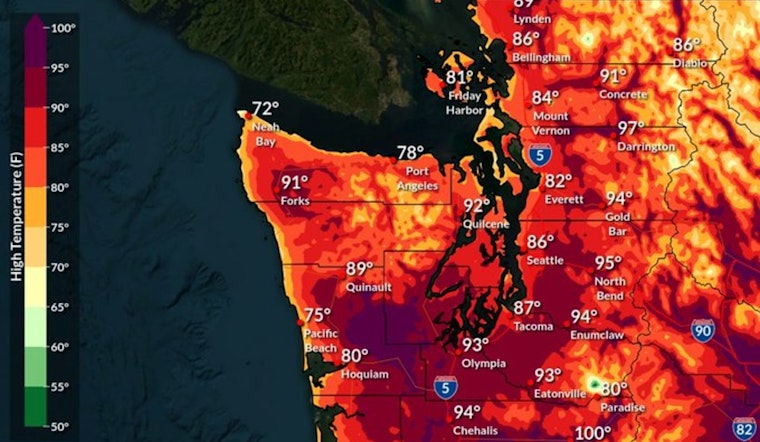 Seattle Swelters Under Heat Advisory as Temperatures Soar, Residents Urged to Take Precautions