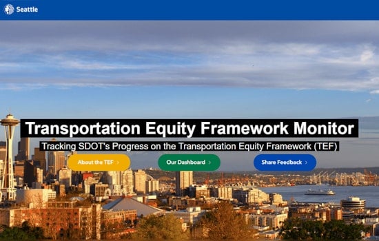 Seattle Unveils New Public Dashboard to Track Transportation Equity Goals
