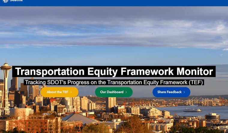 Seattle Unveils New Public Dashboard to Track Transportation Equity Goals