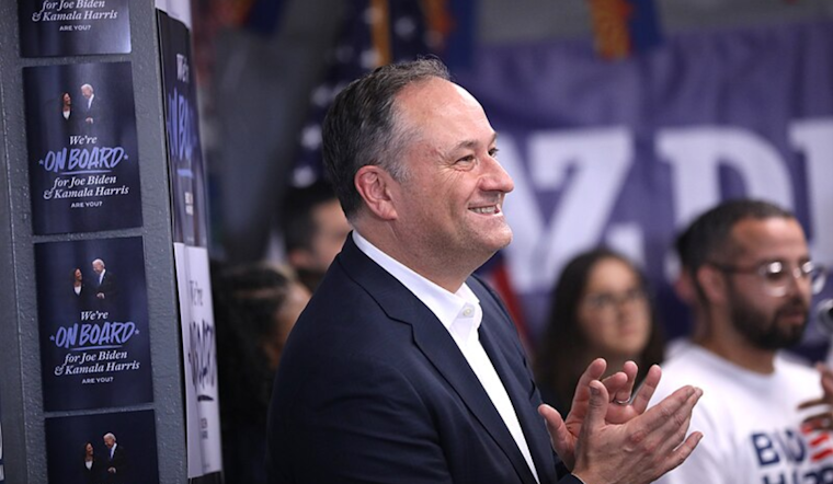 Second Gentleman Doug Emhoff Stumps in Portland, Boosting Harris-Walz Election Drive in the Pacific Northwest