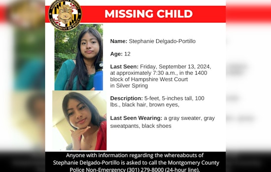 Silver Spring Community Rallies Behind Search for Missing 12-Year-Old Stephanie Delgado-Portillo