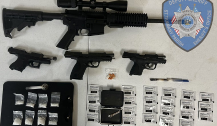 Slidell Man Charged with Multiple Drug Offenses in St. Tammany Parish Narcotics Investigation