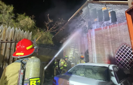 South-Central El Paso Home Engulfed in Flames, No Injuries Reported